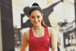 Tamanna Stills in Red Dress